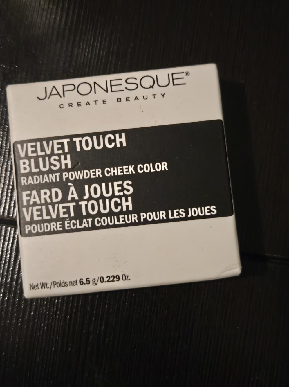 Japonesque Velvet Touch Blush - White & Black Packaging